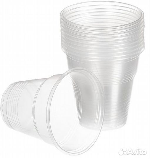Стакан одноразовый пласт. 100 мл, в уп. 100 шт