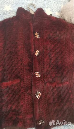 Жилетка меховая женская