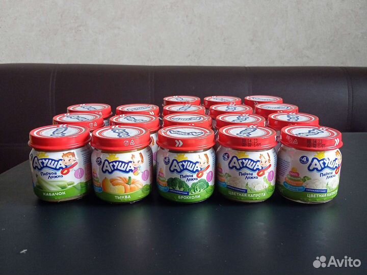 Детское овощное пюре агуша