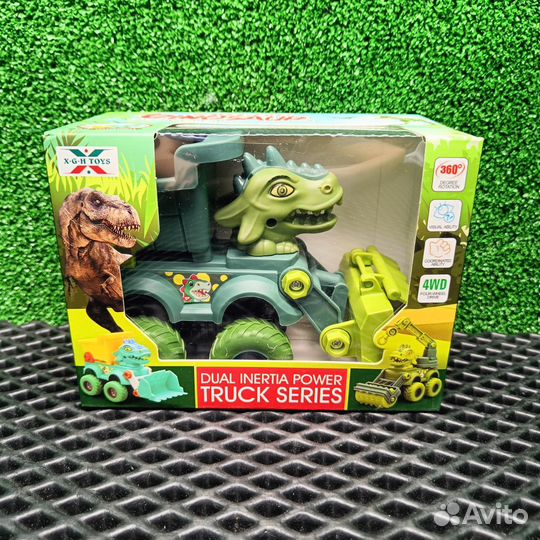 Детская инерционная машинка-динозавр DinosaurTruck