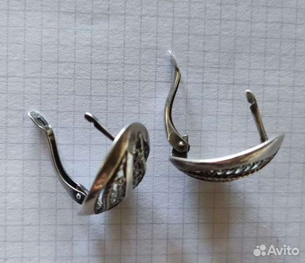 Серебряные серьги