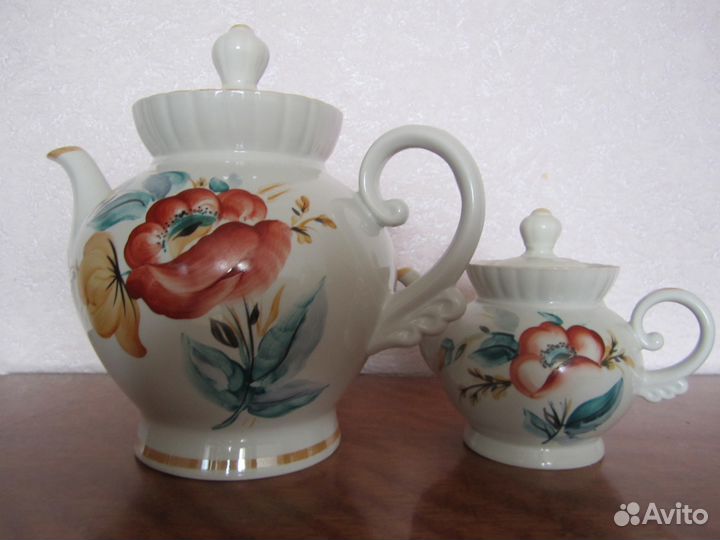Набор керамических чайников СССР