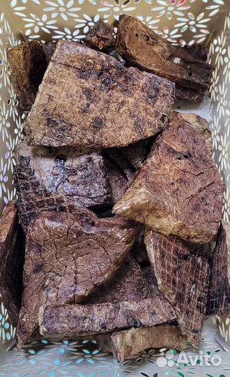 Сушеное лёгкое говяжье полоски/печеньки