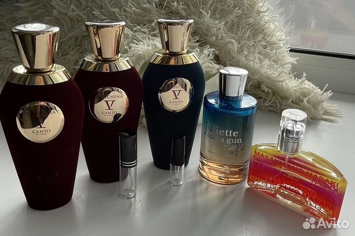 V canto распив духов по 2 и по 5 мл