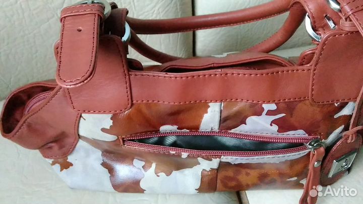 Новая кожаная фирменная сумка