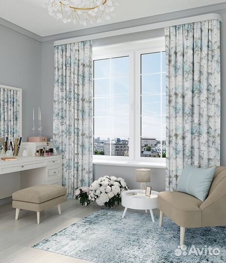 Штора Бархат Букет