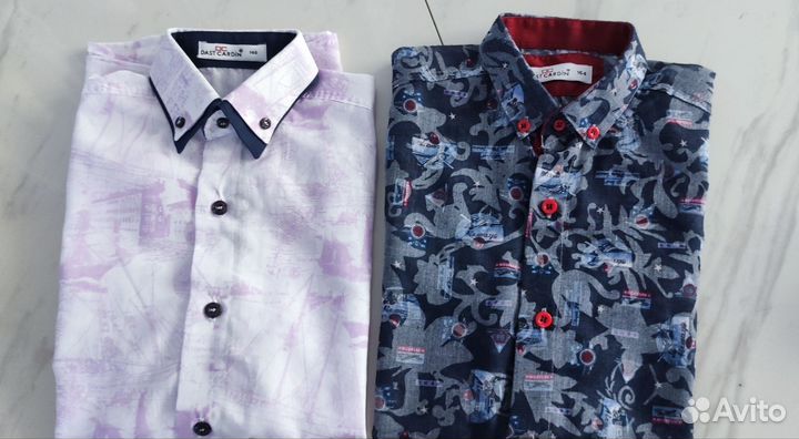 Рубашка для мальчика 140