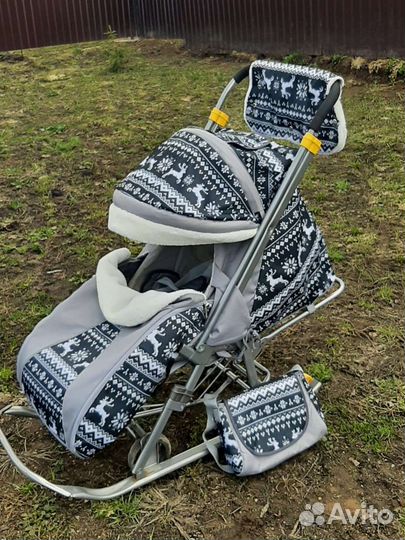 Санки-коляска