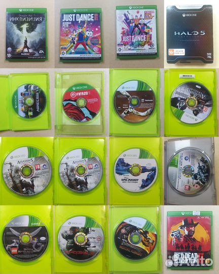 Xbox one. S. Series диски игры