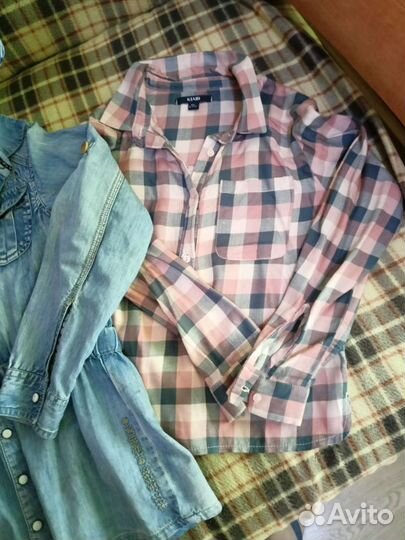 Рубашки пакетом для девочки от 5 до 8 лет