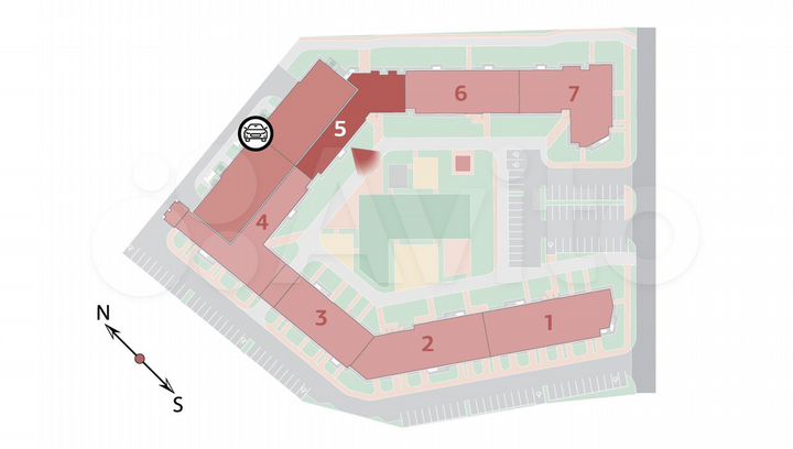 Квартира-студия, 24,7 м², 10/12 эт.