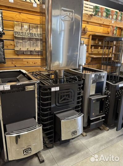 Печь для бани Сибирский Утес 20Л профи бак 55