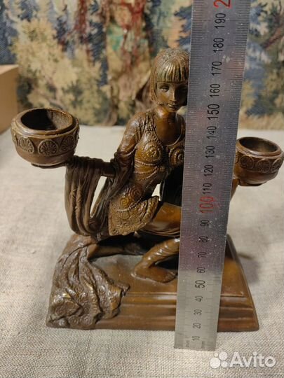 Подсвечник латунь