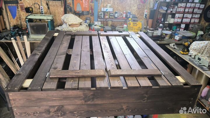 Песочница с крышкой детская