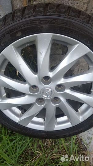 Колеса в сборе R-17 Мазда зима
