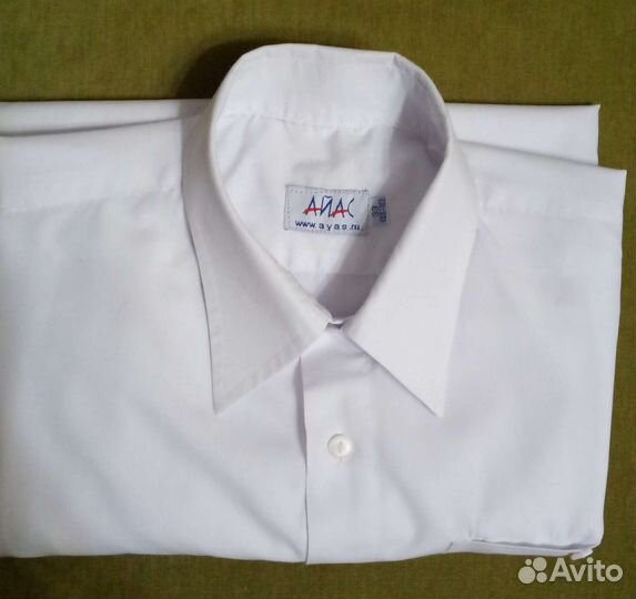 Рубаха сорочка белая рост 140-160