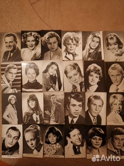 Актёры советского кино открытки и книга