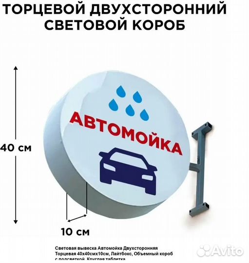 Вывеска автомойка