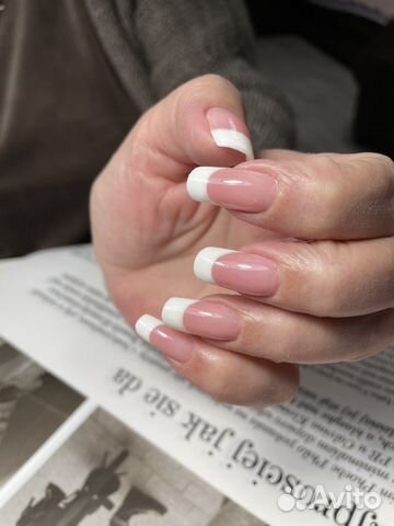 Маникюр гель лак, укрепление, выравнивание