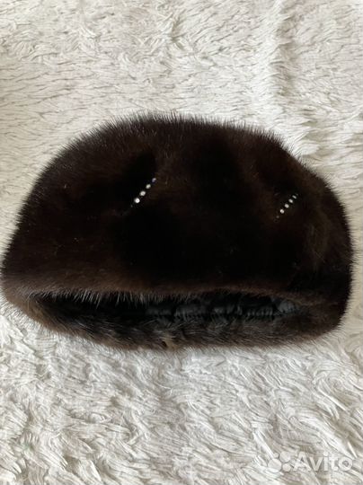 Шапка норковая женская