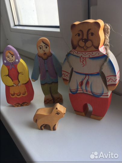 Фигурки деревянные «сказки дерева»