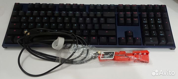 Клавиатура Ducky one 2 Midnight, cherry brown