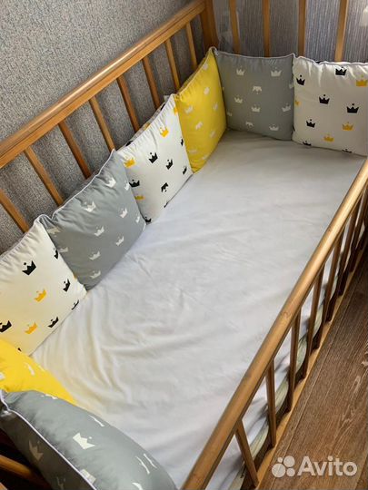 Бортики в кроватку новые