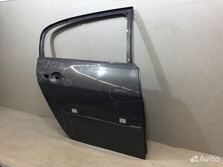 Дверь задняя правая Renault Megane II 2002-2009