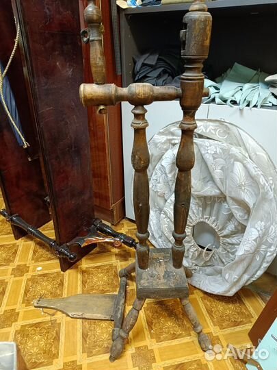 Прялка деревянная старинная