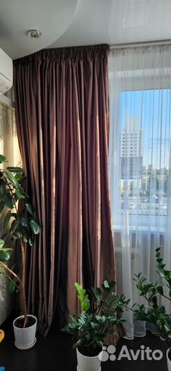 Комплект шторы и тюль бу