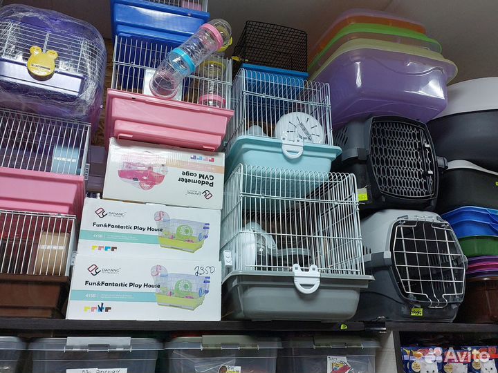 Клетки для птиц и грызунов