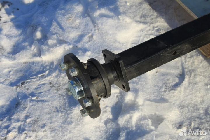 Ось для прицепа рессорная 1300 кг мзса 817710.016