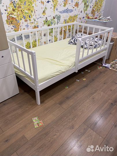 Детская кровать 160 на 80 с матрасом