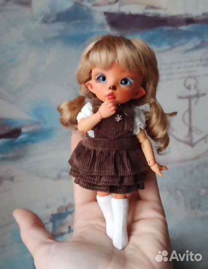 Кукла шарнирная оленёнок 1/8