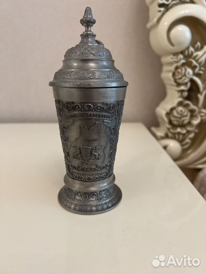 Оловянная пивная кружка Германия