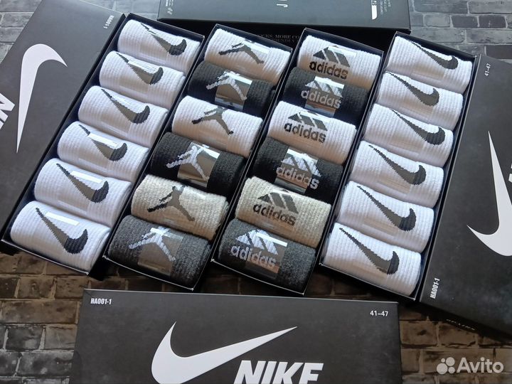 Носки Nike Fila Adidas Jordan