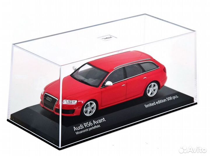 1/43 Audi RS6 C6 Avant Minichamps Ауди рс6 2008 LE