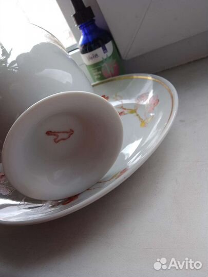 Чашка с блюдцем Дулево