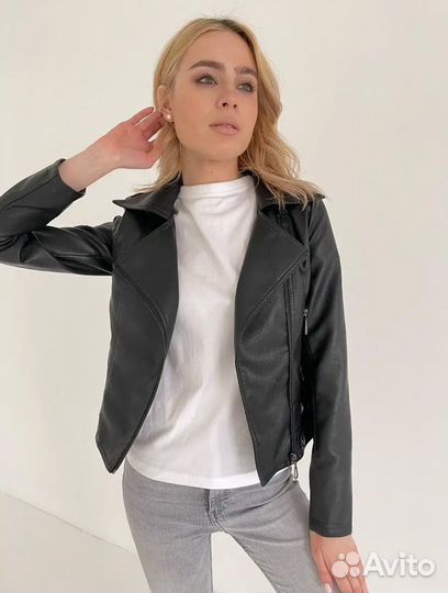 Куртка кожаная женская