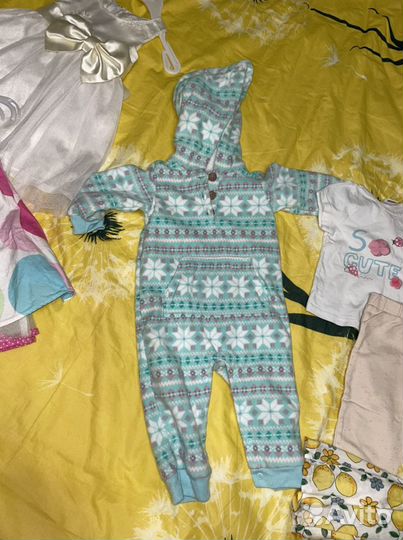 Вещи пакетом на девочку от 3 мес до 9 мес