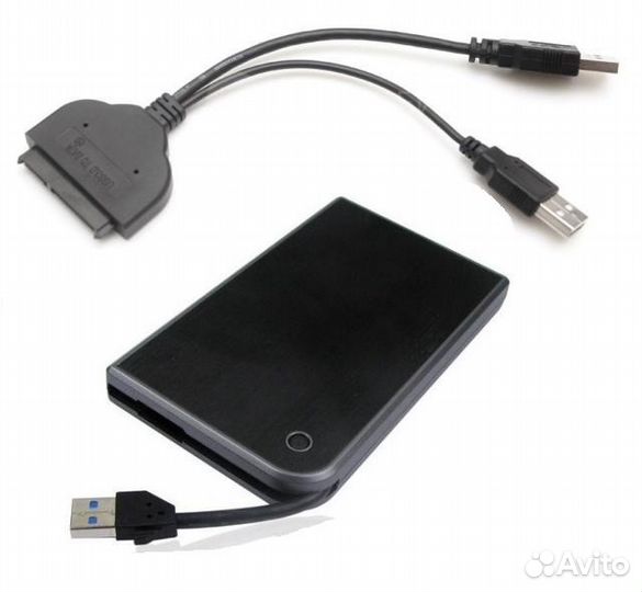 Внешний корпус бокс, переходник USB SATA 2.5 3.5