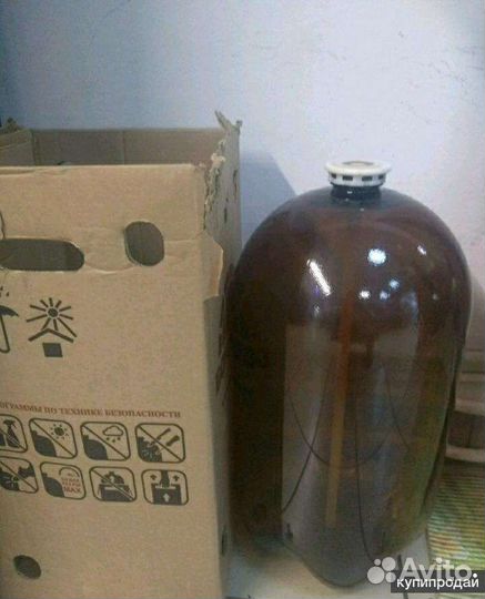 Бутыль пластиковая 30 л бочка все в коробках