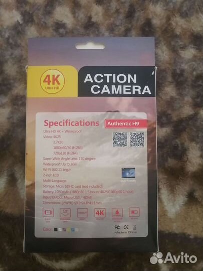 Экшн камера Authentic H9