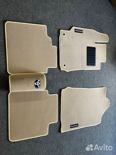 Ворсовые коврики для toyota camry 55