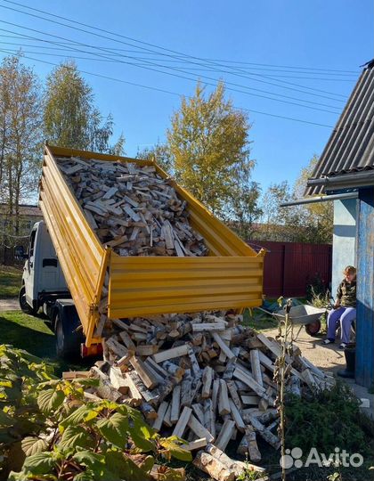 Дрова березовые колотые