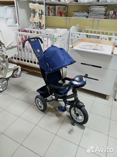 Велосипед с родительской ручкой