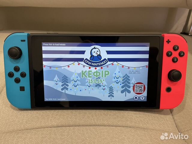 Nintendo switch rev 2 прошитая чипом