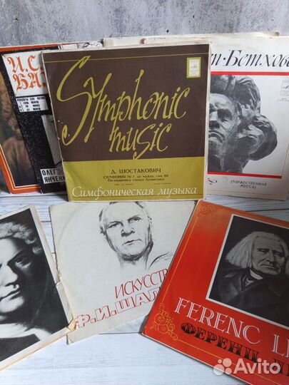 Большая коллекция пластинок классической музыки