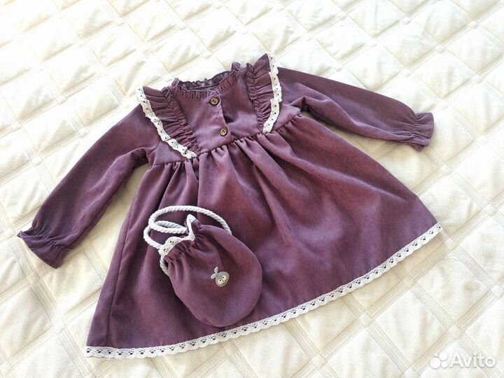 Платье на девочку размер 86