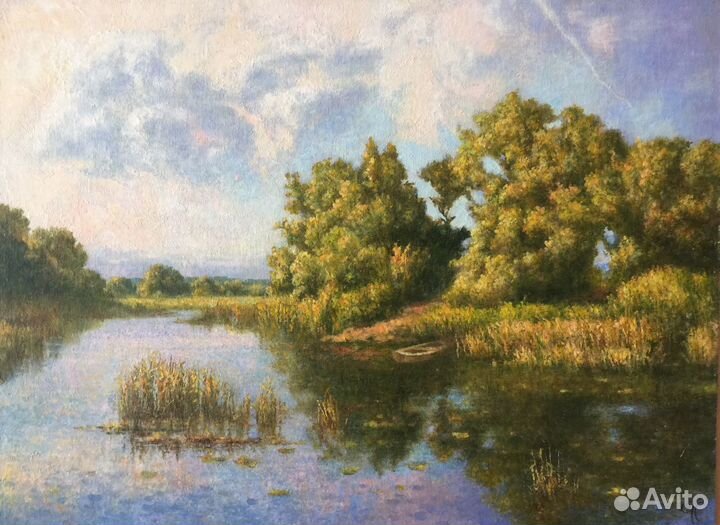 Картина маслом Ахтуба